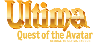 Ultima Quest of the Avatar logo for NES